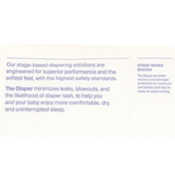 NWT ~ Coterie Diaper Pants Size 6 clean, natural & disposable 4T/5T 33-62 lbs. - Picture 10 of 14